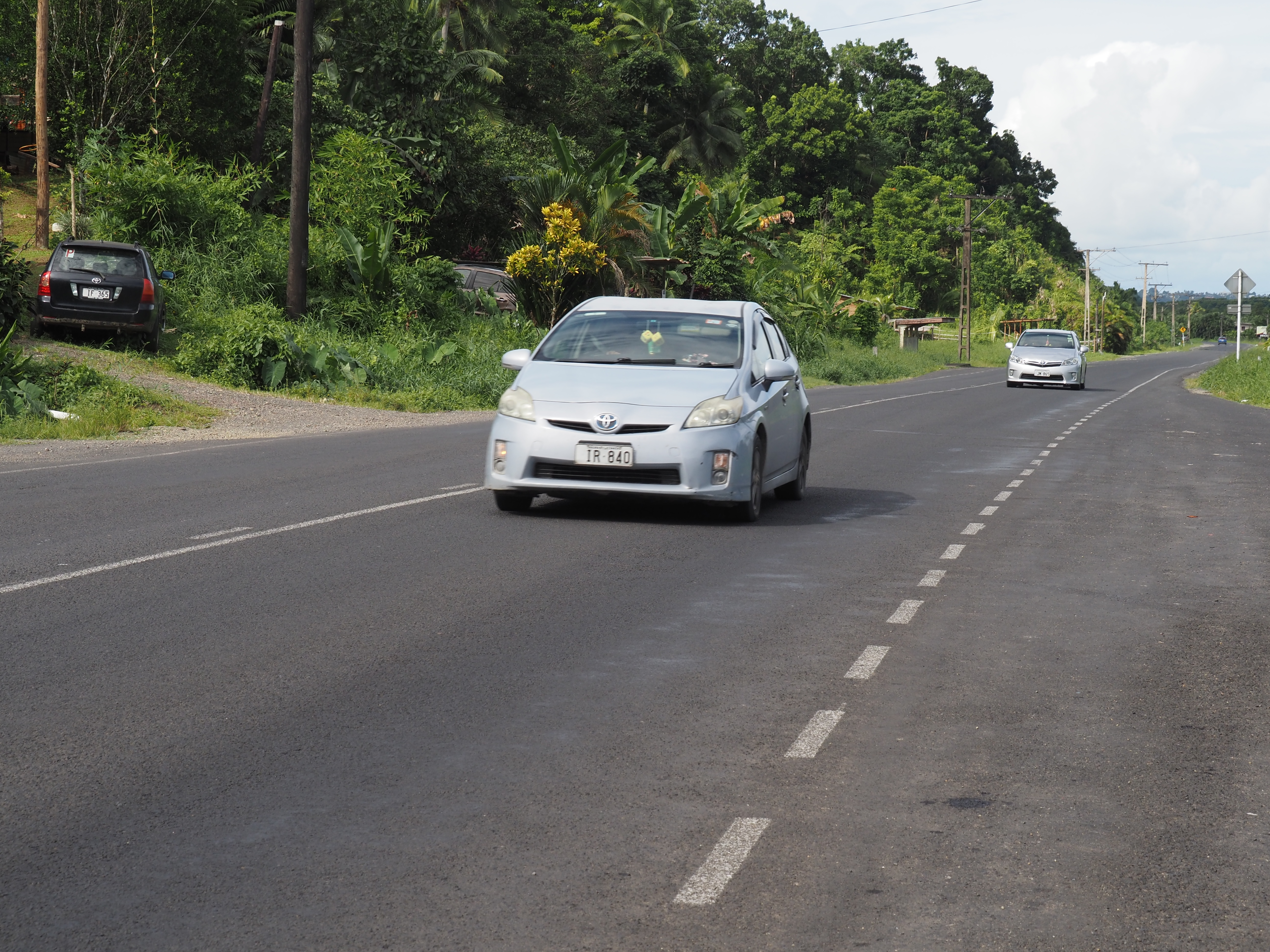 The section of Queens Road near Veisari on Viti Levi received upgrades