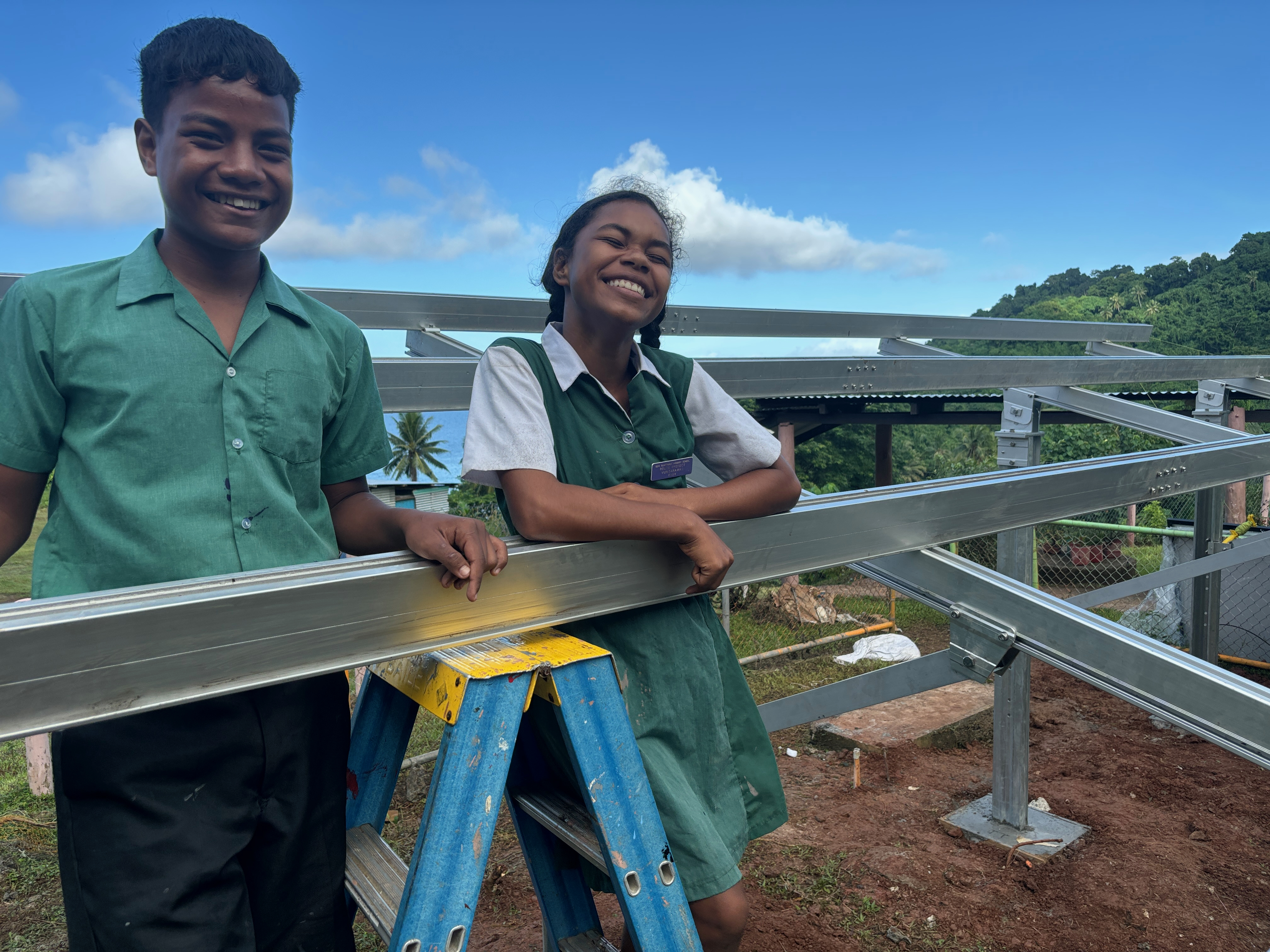 School children in remote Fijian communities will soon benefit from more reliable sustainable solar energy systems. 