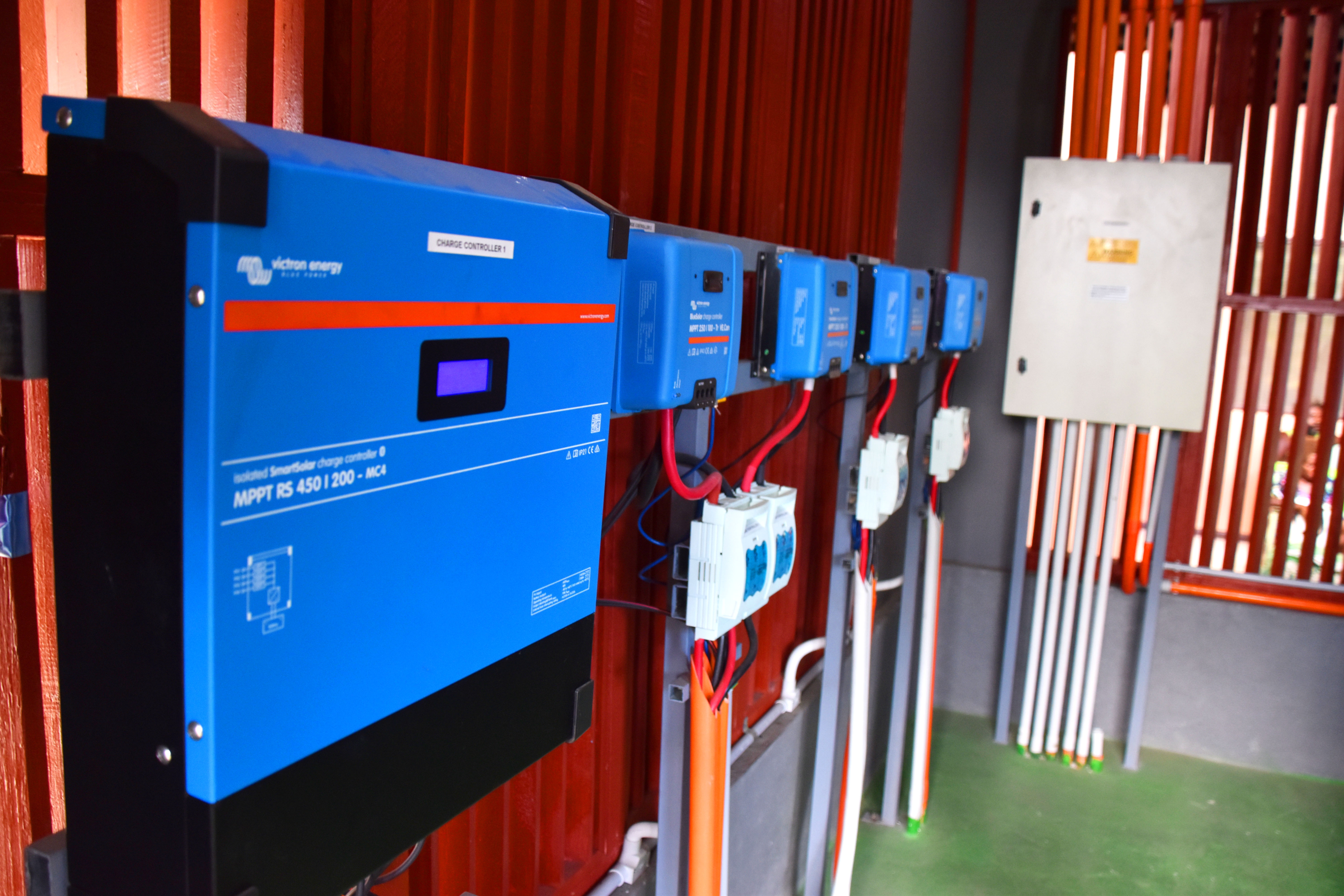 The innovative hybrid solar-battery-diesel system is a solution for reliable, cheap power for remote infrastructure.